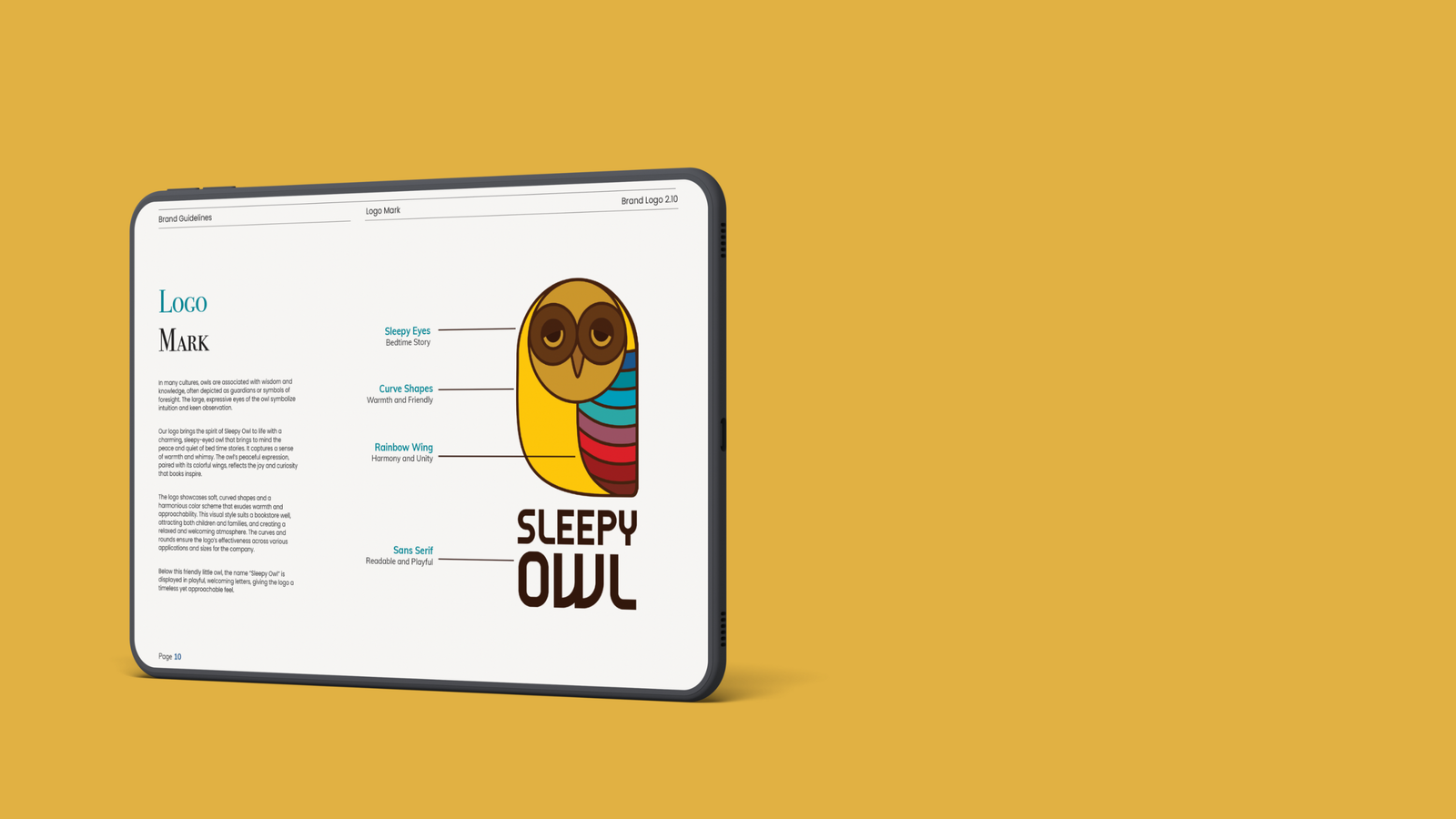 Sleepy Owl Logo Brand Guidelines