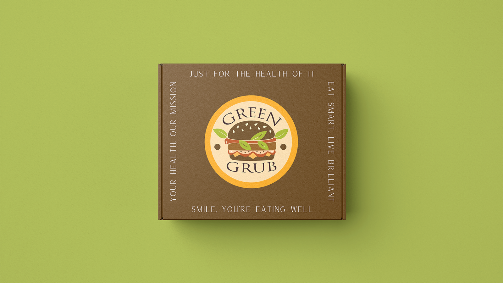 Green Grub Fast Food Logo Design