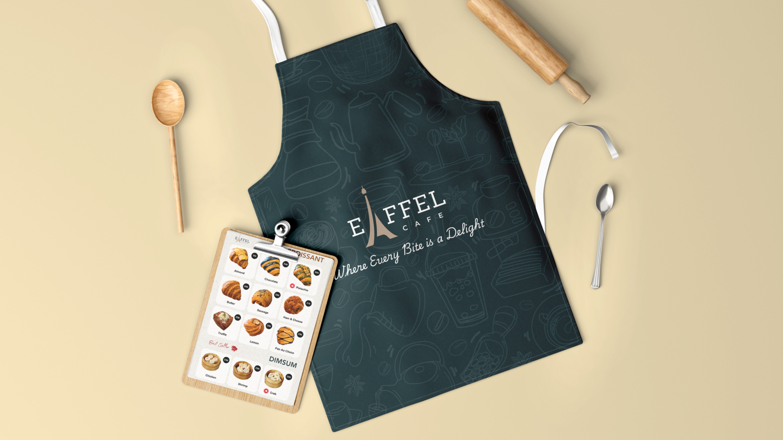 Eiffel Cafe Apron