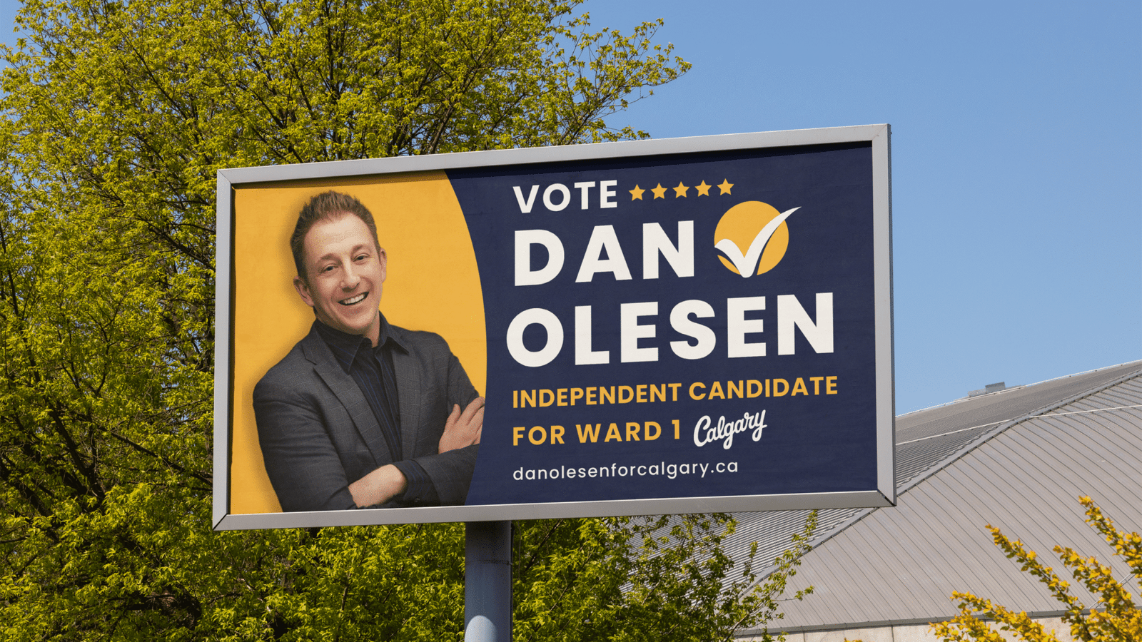 Political Campaign Material Billboard