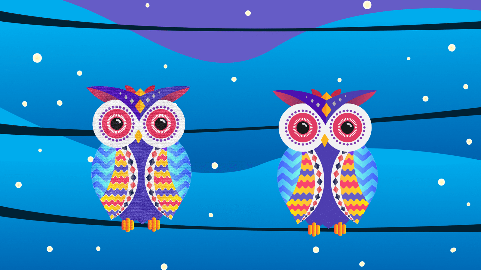 Illustrator Artwork Two Owl