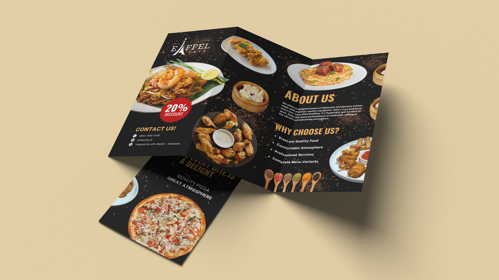 Eiffel Cafe Brochure