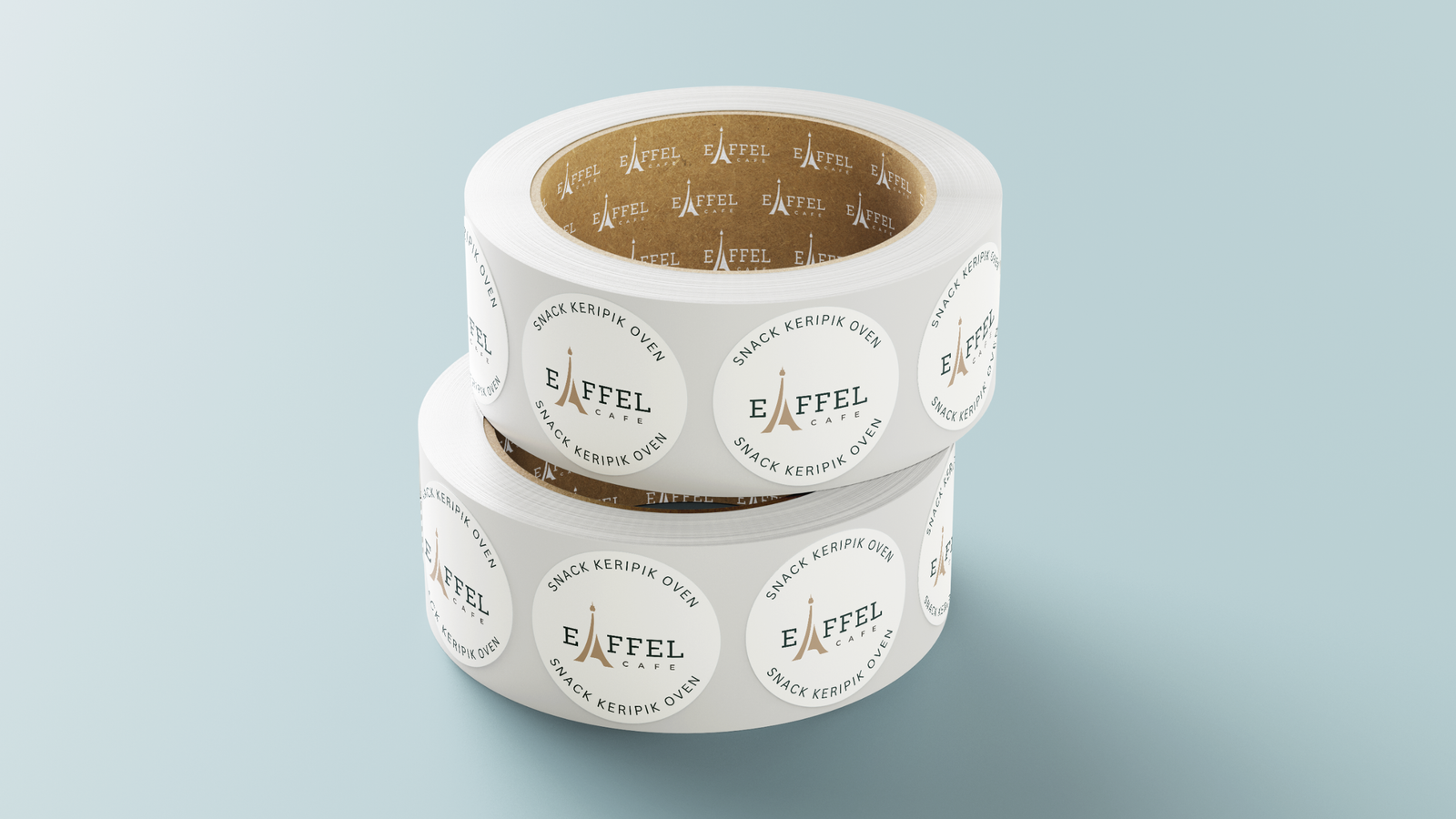 Eiffel Cafe Stickers