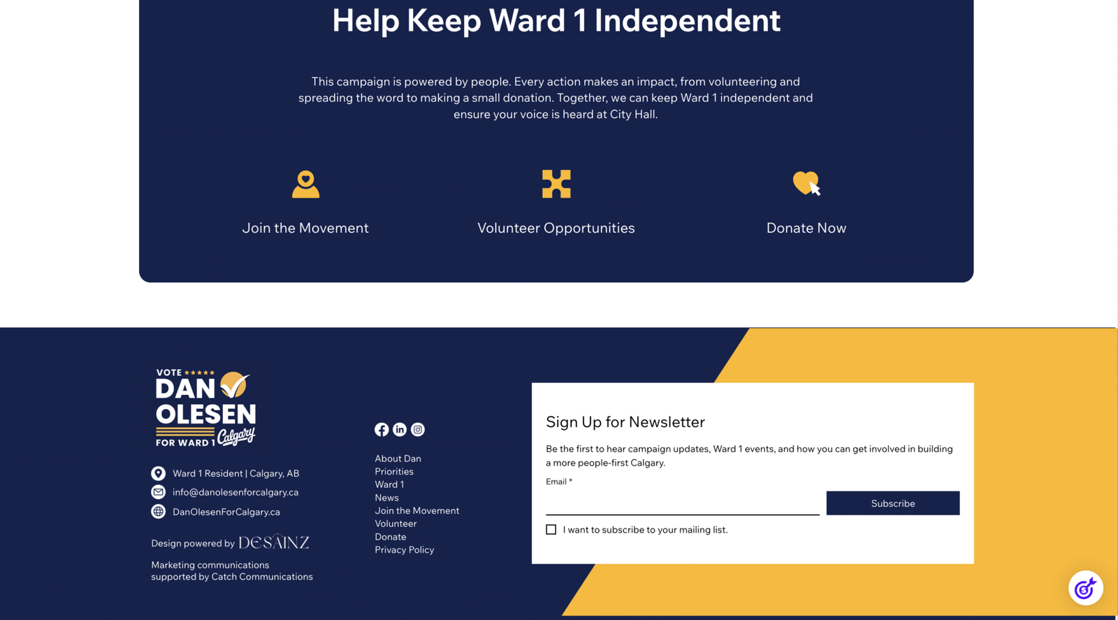 Dan Olesen Website - Case Study
