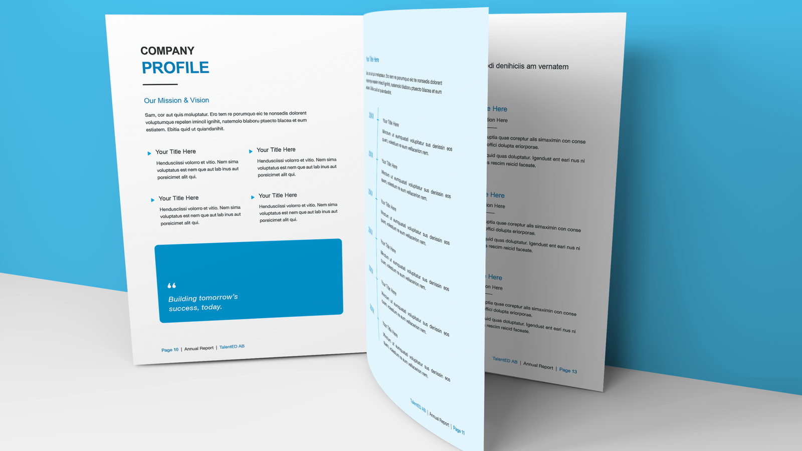 Annual Report TalentED AB