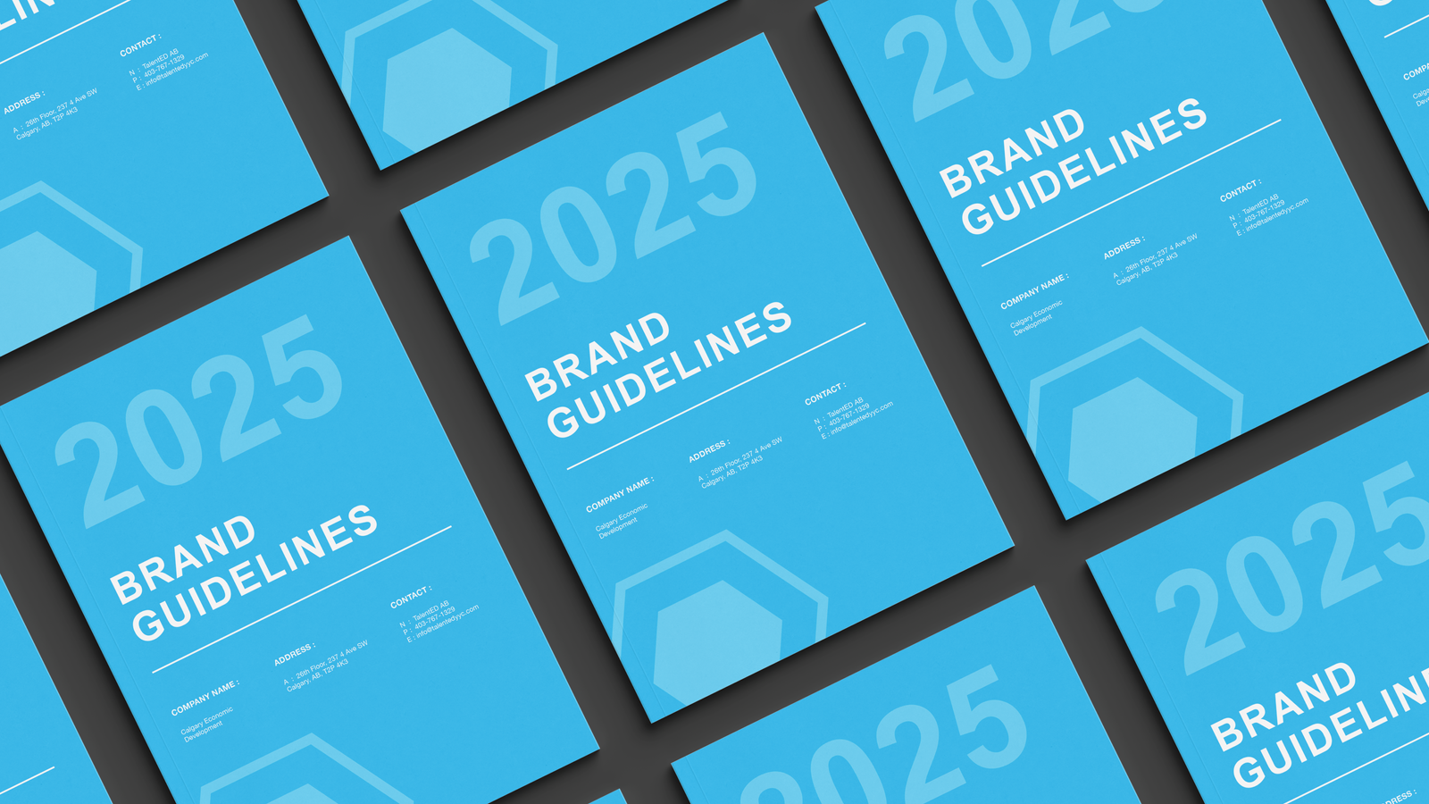 TalentED AB Brand Guidelines Book Cover
