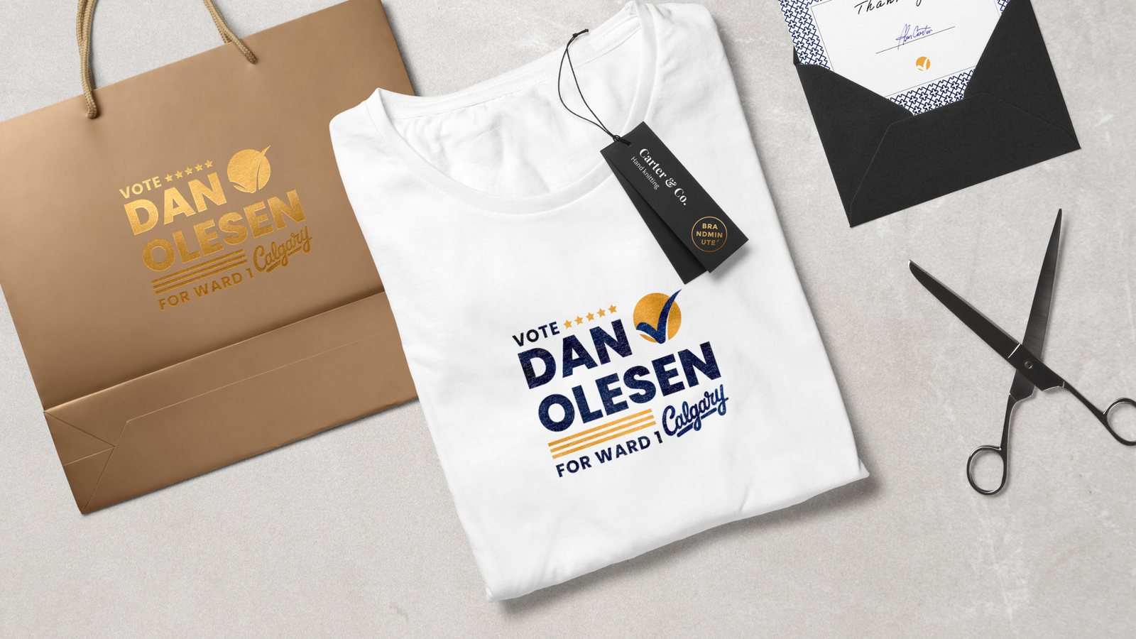 Calgary City Council Dan Olesen T-shirt Logo
