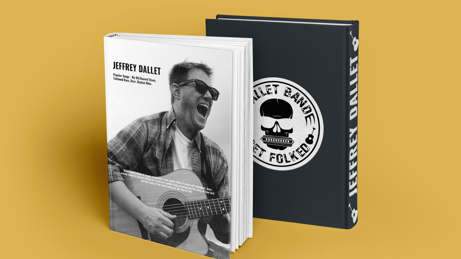 Music Band Book Cover Logo Design