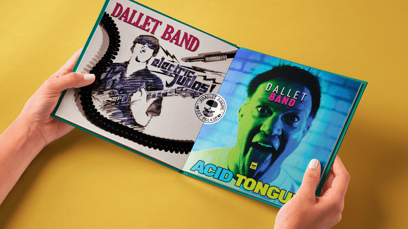 Music Band Disc Logo Design