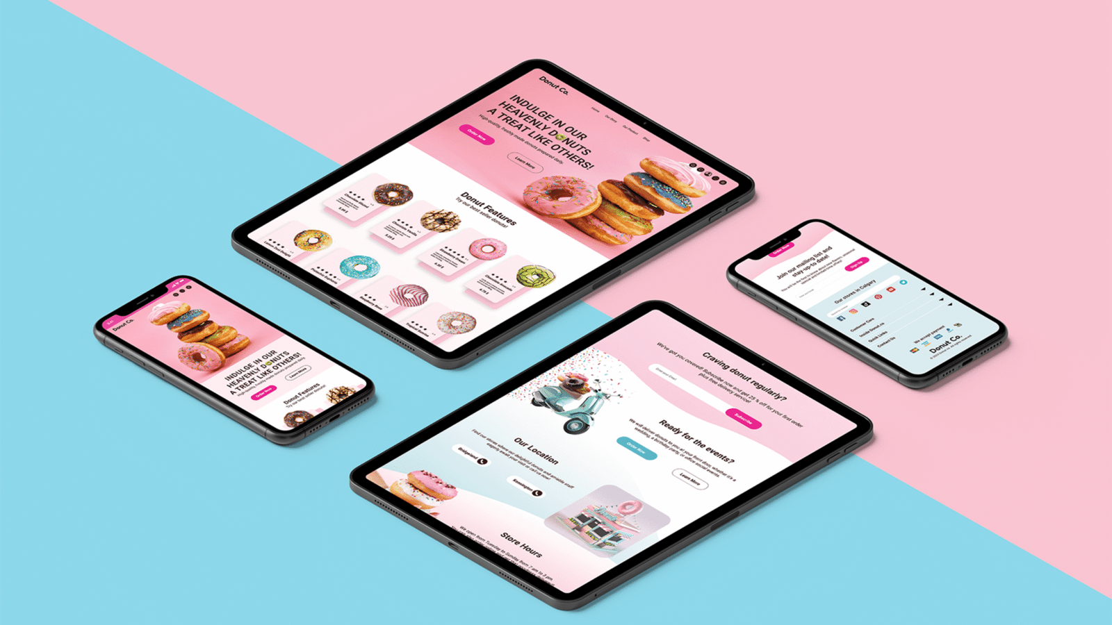 Donut Co. E-commerce Website Design