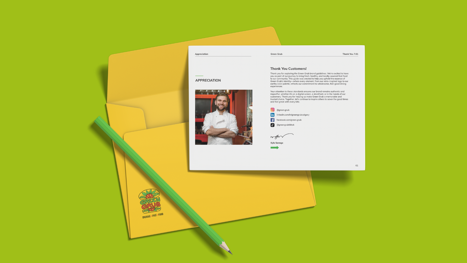 Brand Guidelines Green Grub