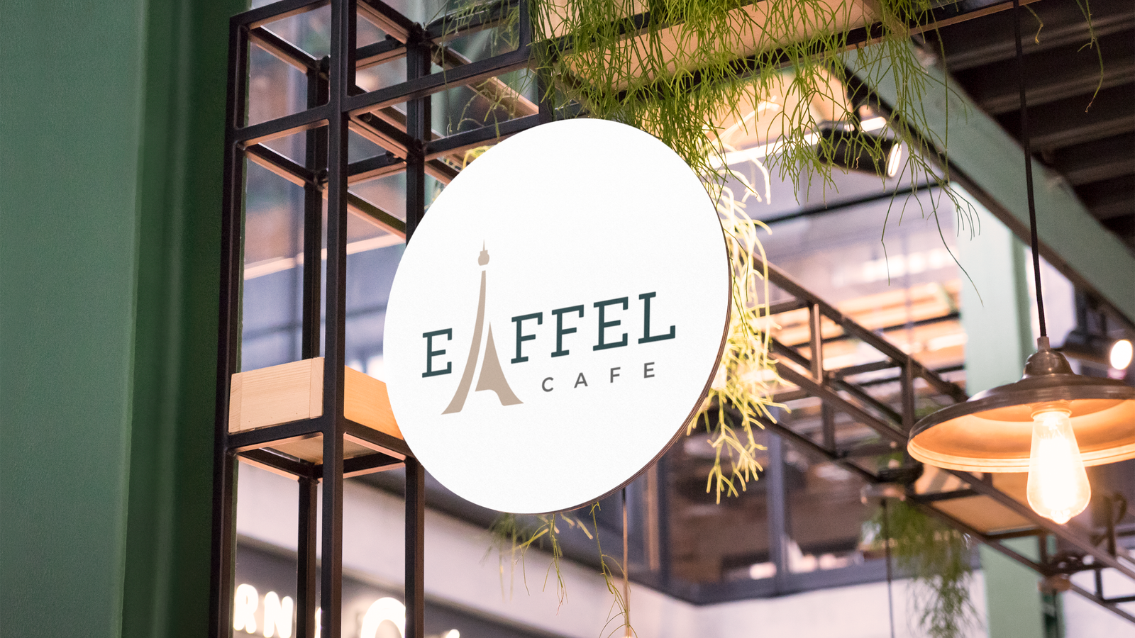 Eiffel Cafe Sign