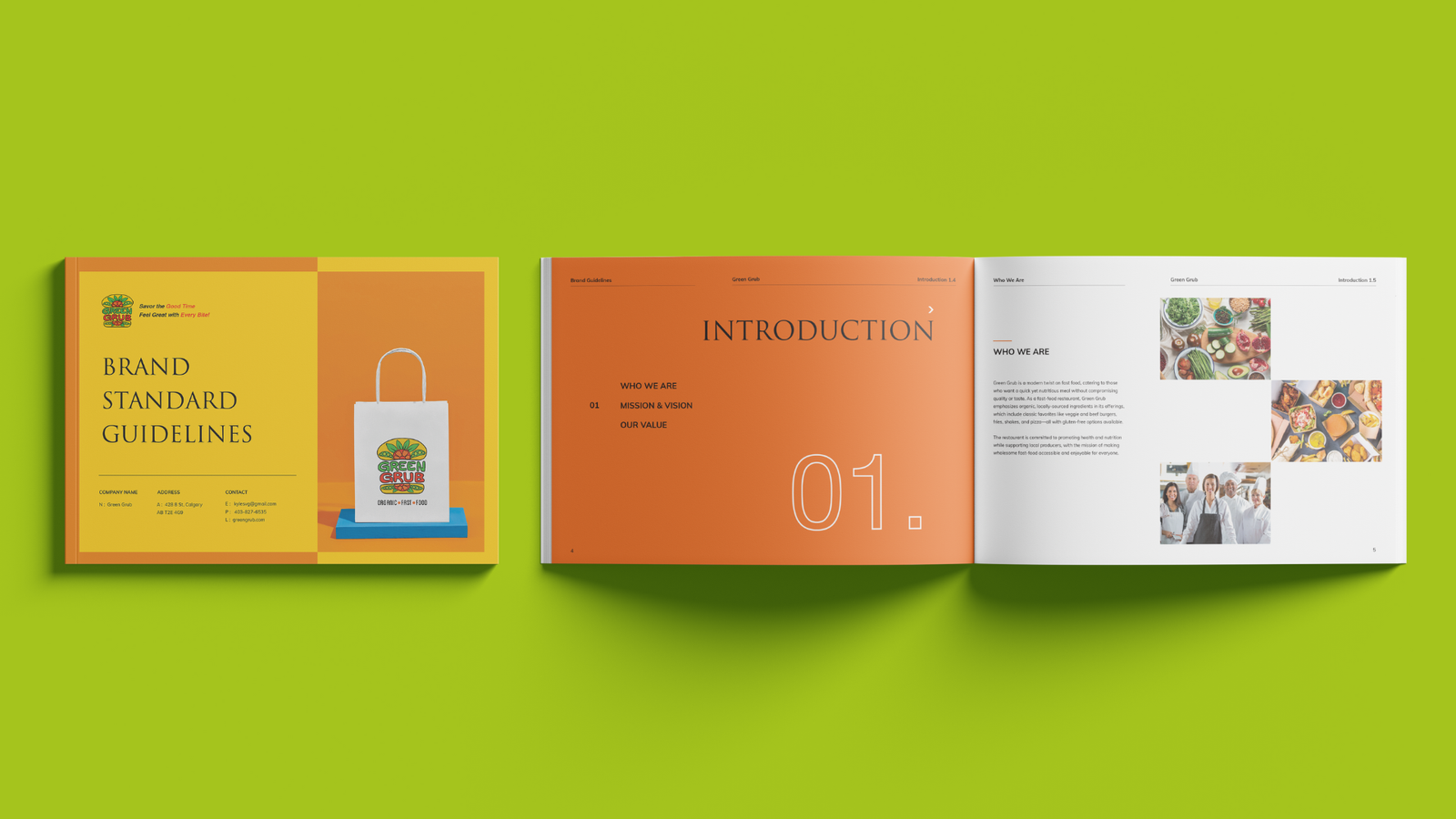 Brand Guidelines Green Grub