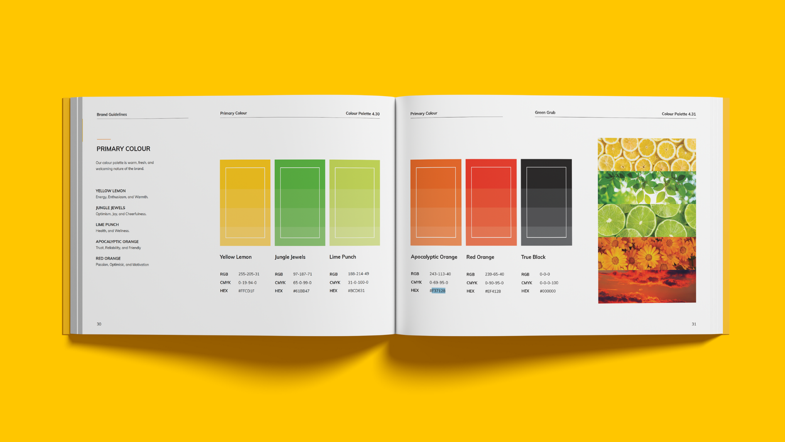 Brand Guidelines Green Grub