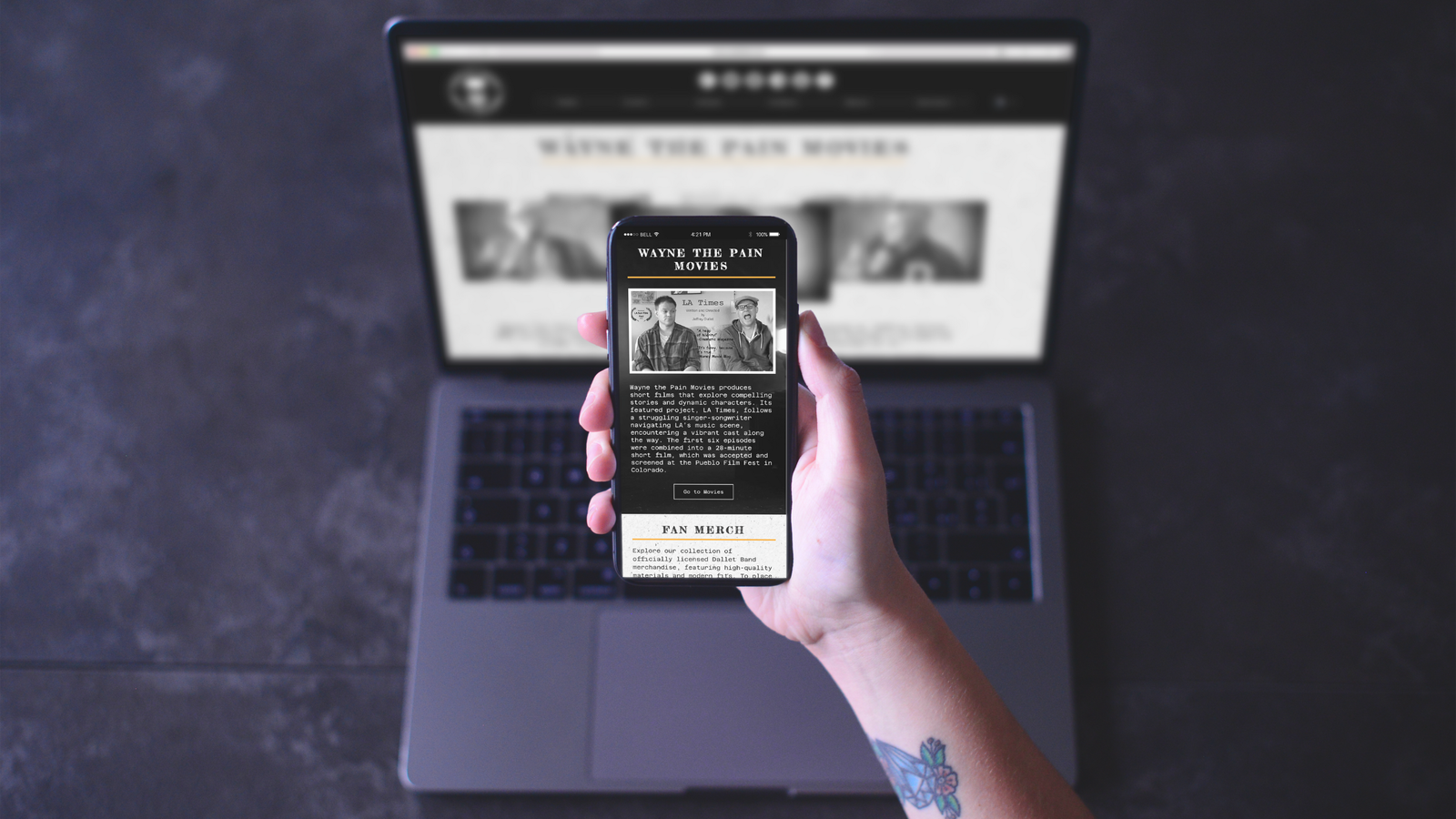 Jeffrey Dallet Mobile Design