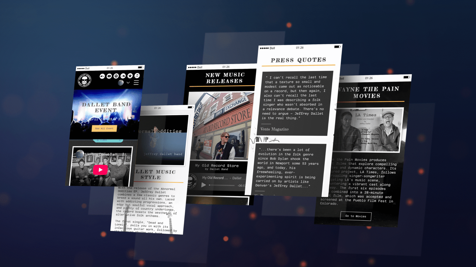 Jeffrey Dallet Website