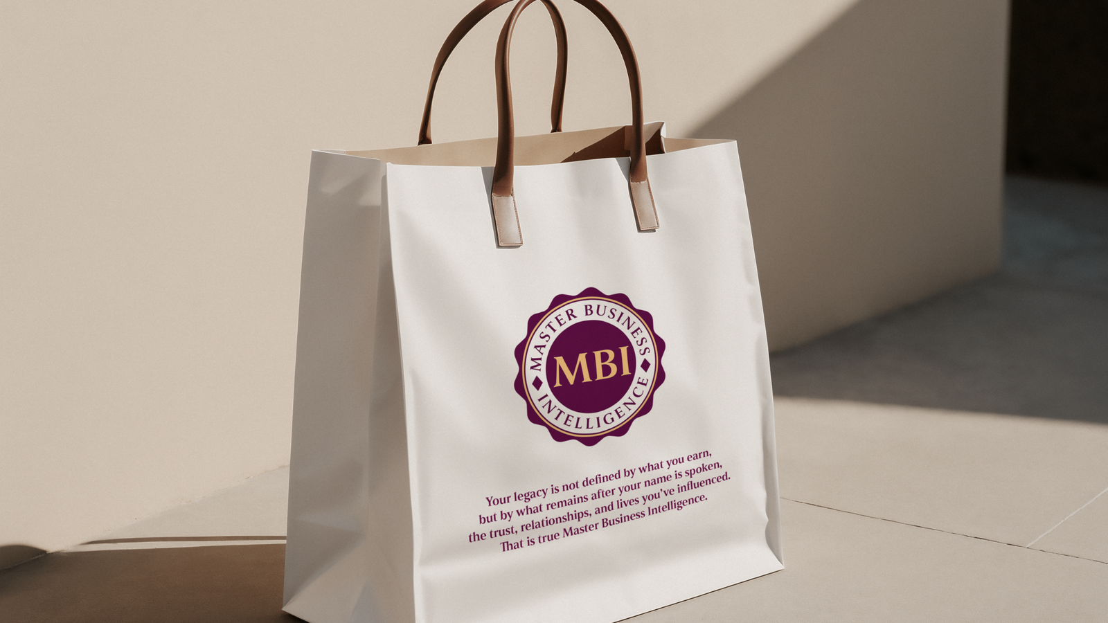 Tote bag logo design example
