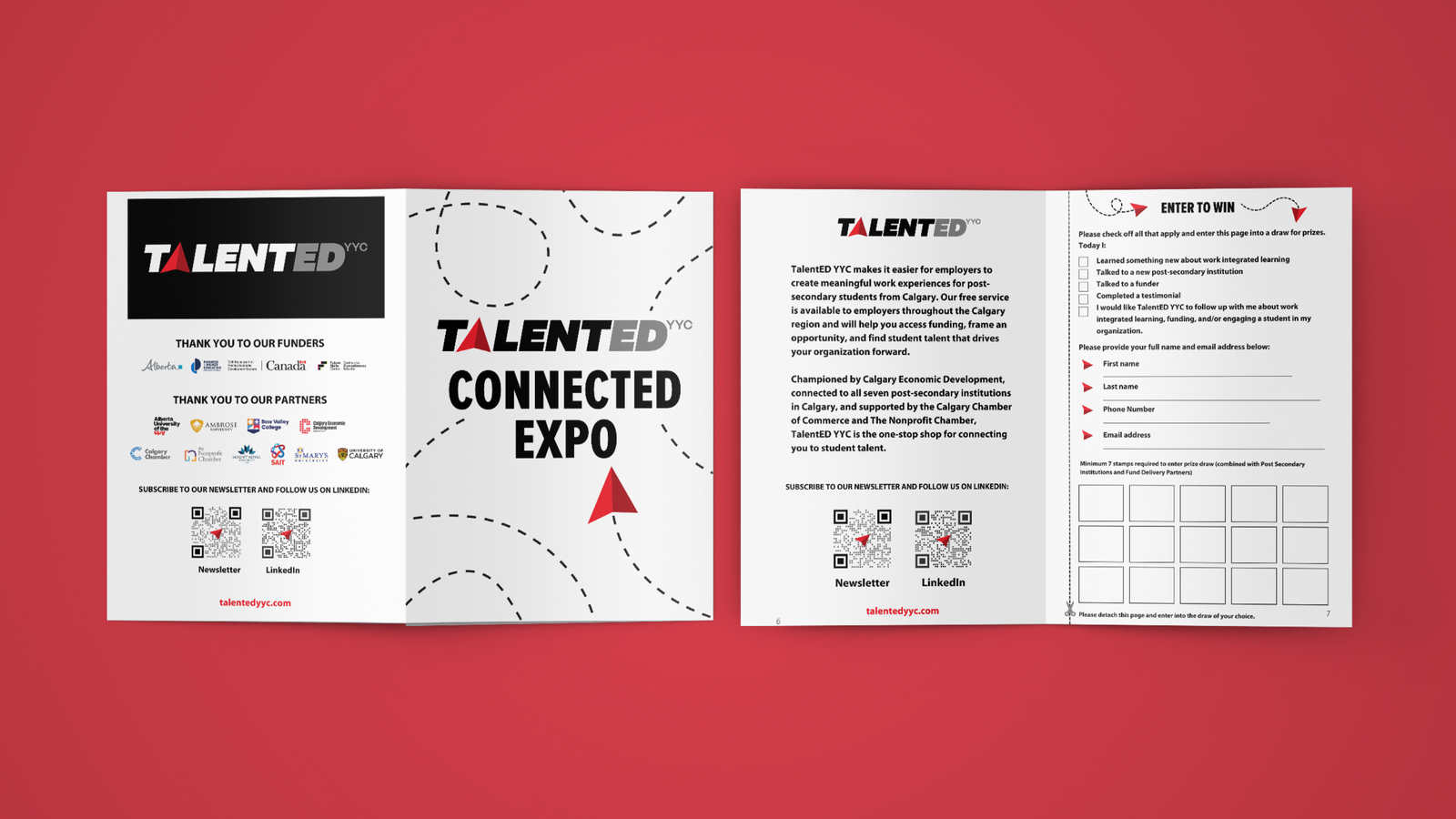 Mini book design example