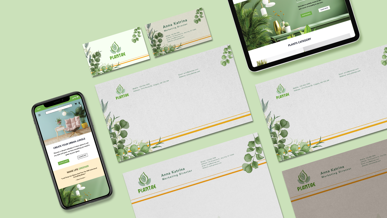 Plantae e-commerce website design
