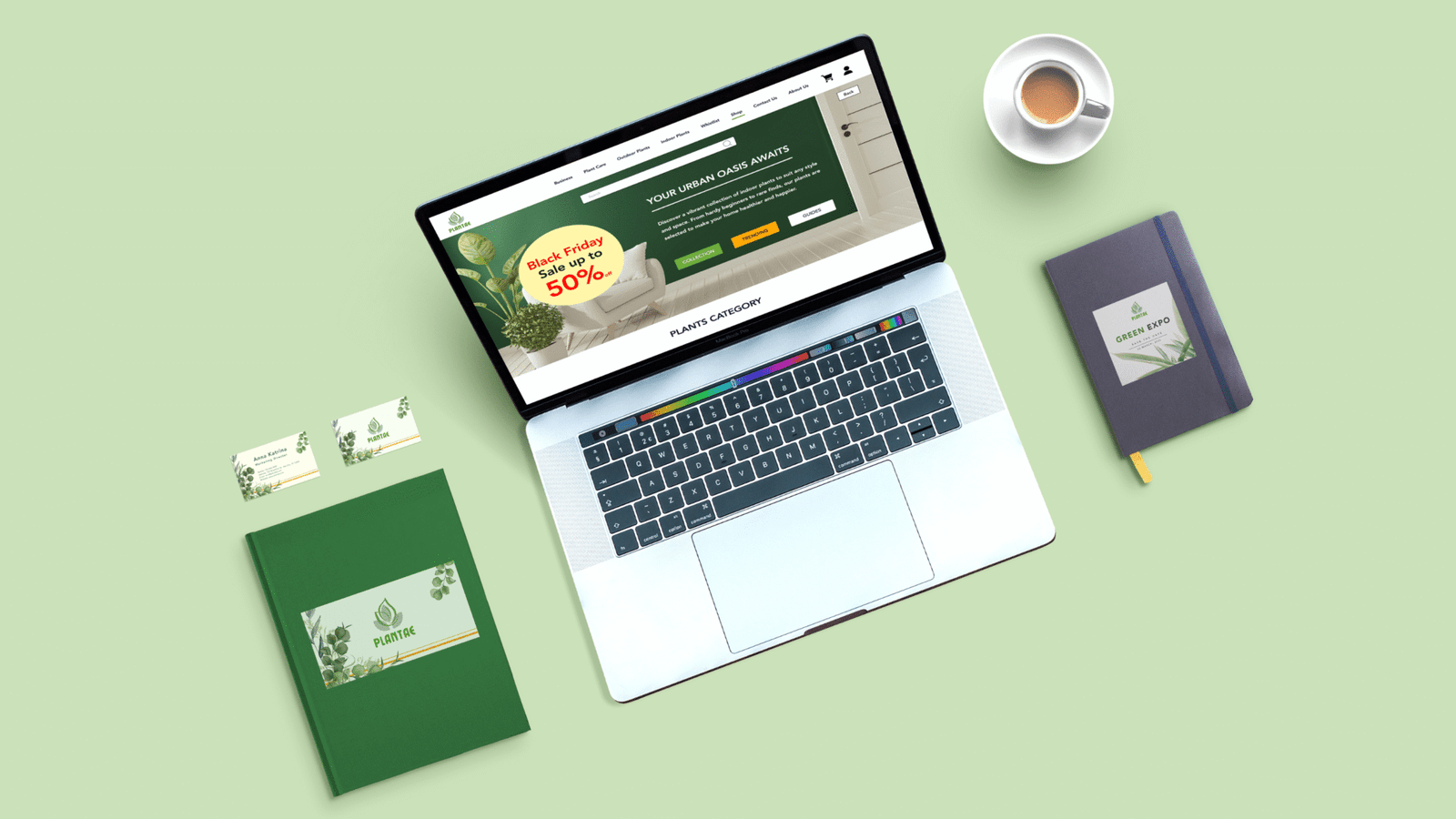 Plantae responsive website