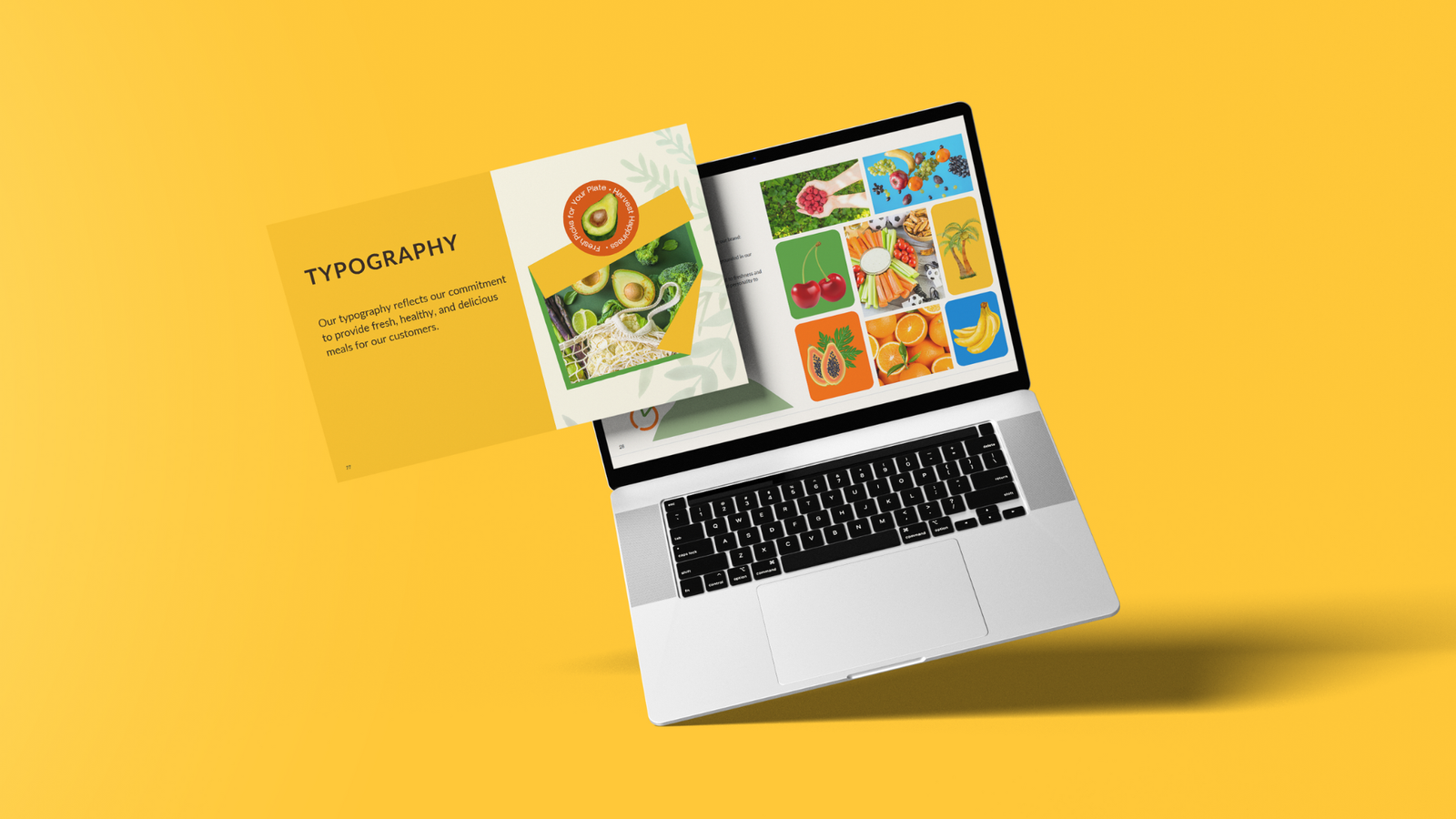 Pure Plate Brand Guidelines on Desktop