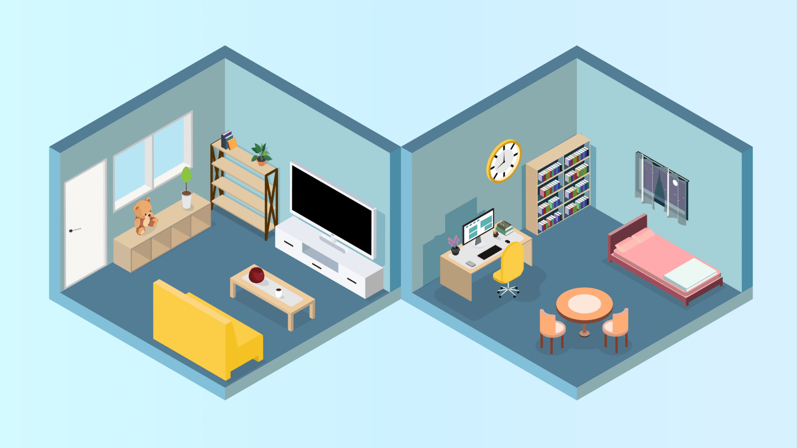 Illustrator Artwork Rooms