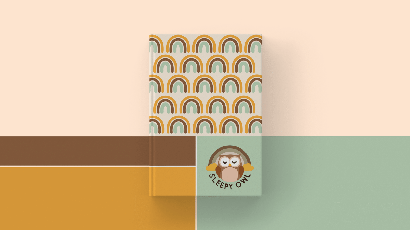 Sleepy Owl Logo Book Design