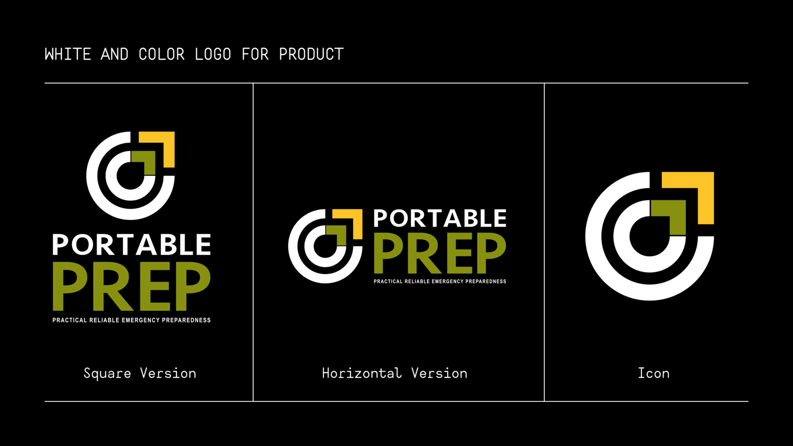 Portable PREP Logo White and Black