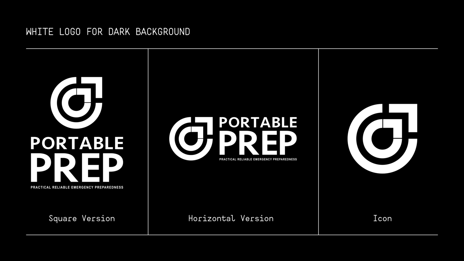 Portable PREP Logo White