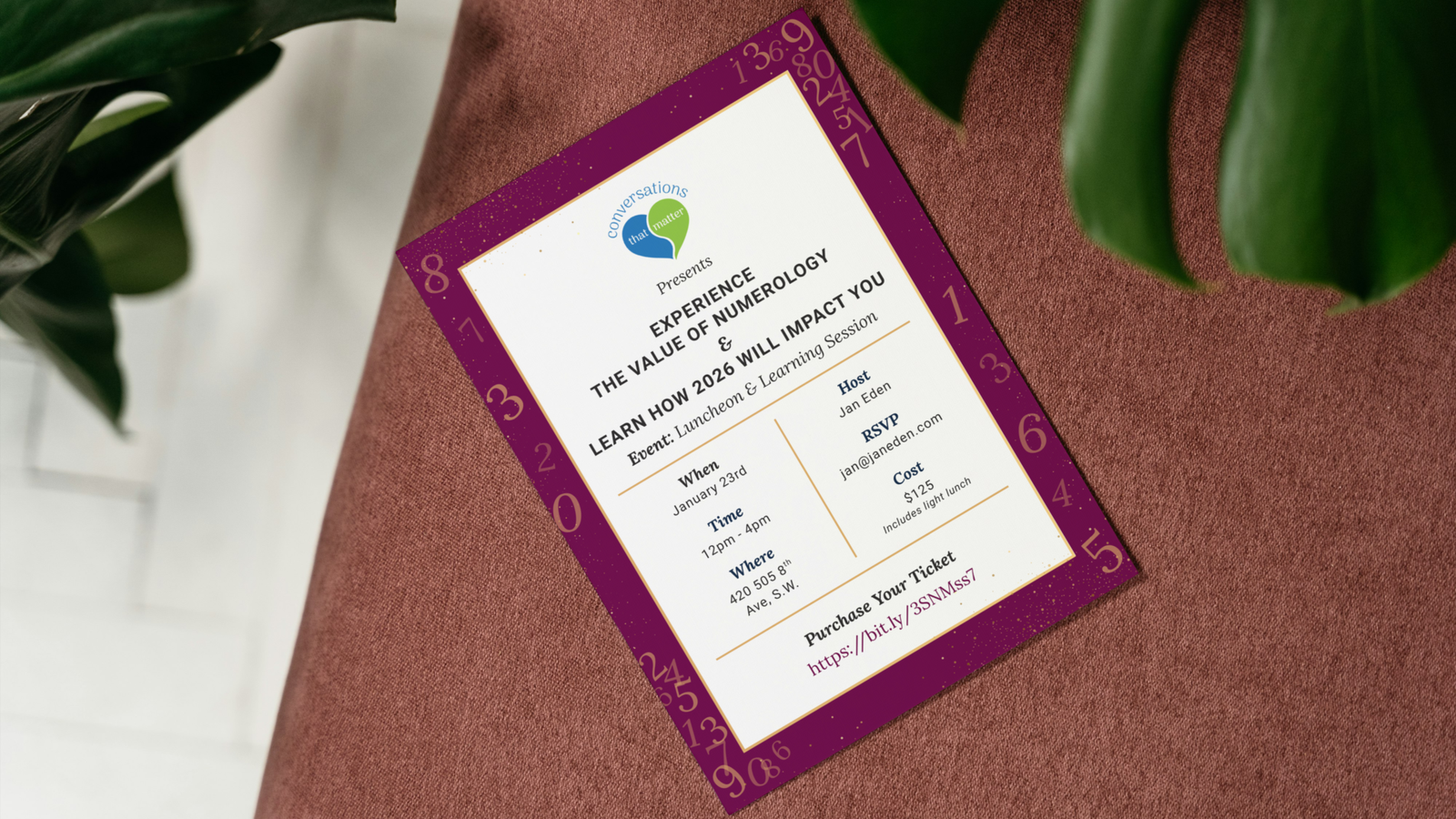 Invitation graphic design idea