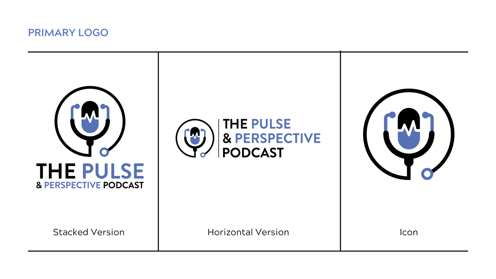 The Pulse and Perspective Podcast Logo Design