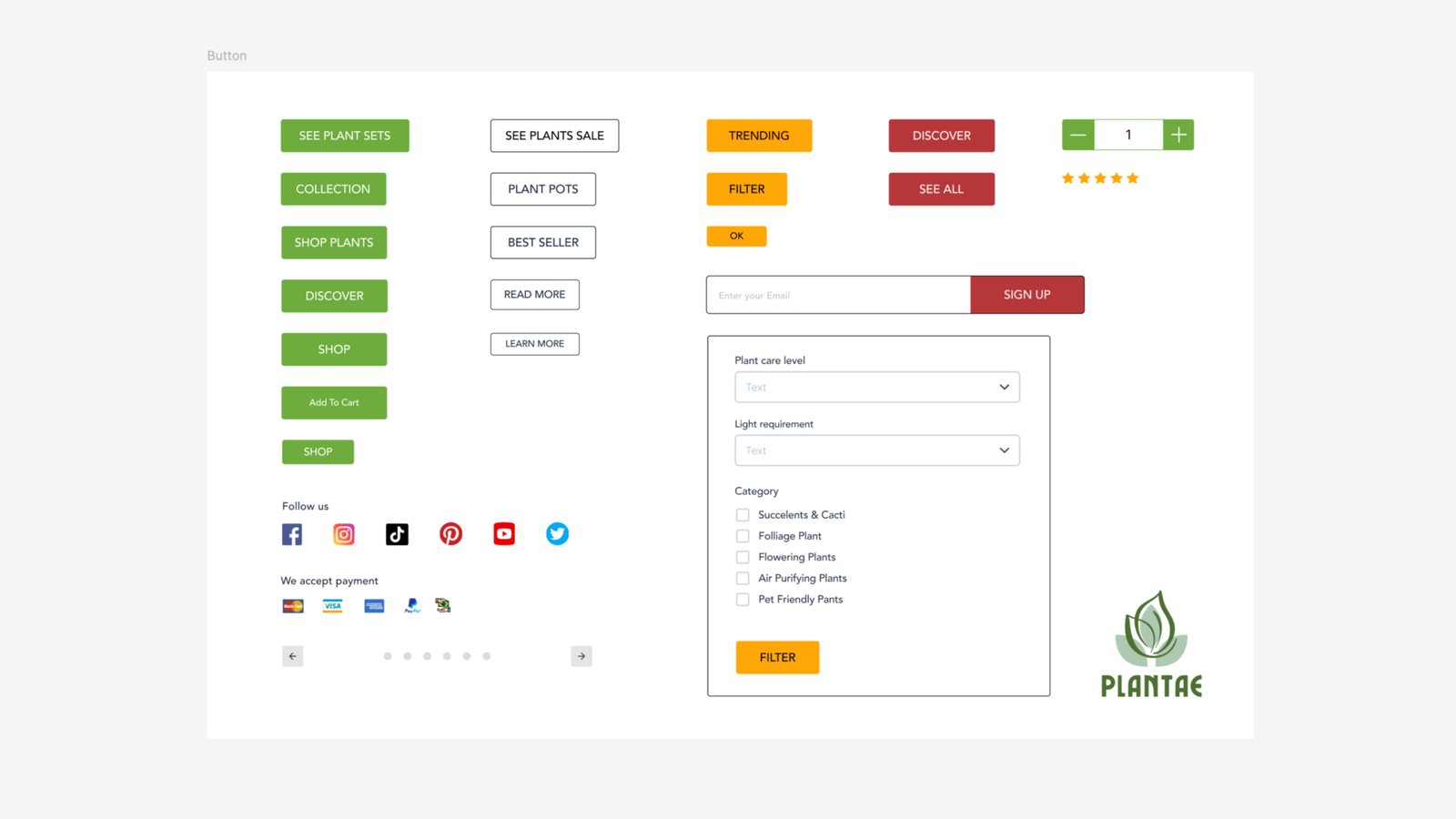 UI/UX Button examples