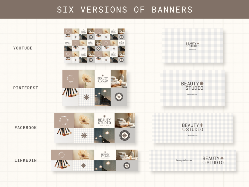 Branding Kits Canva template ready to use - Banners