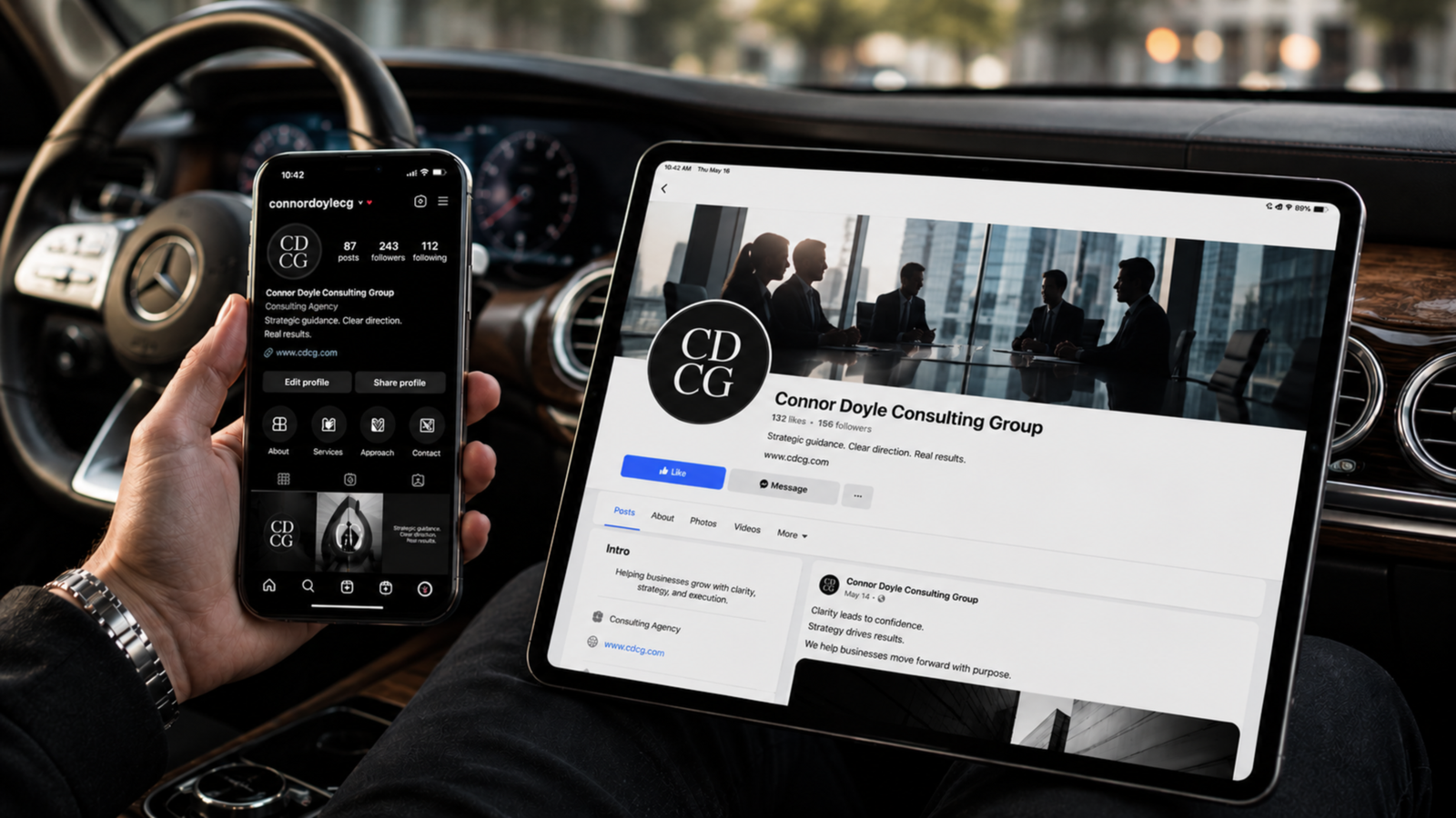CDCG icon on social media profile and account