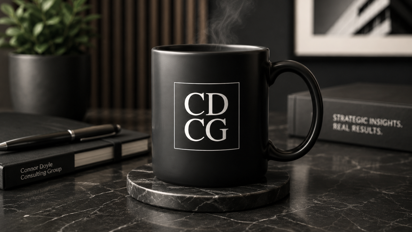 CDCG Logo a cup mockup