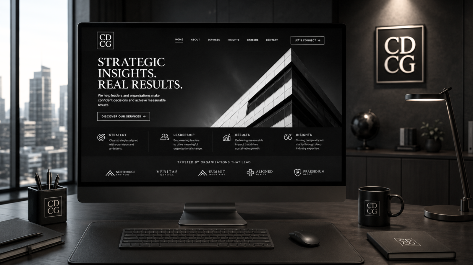CDCG Website Mockup