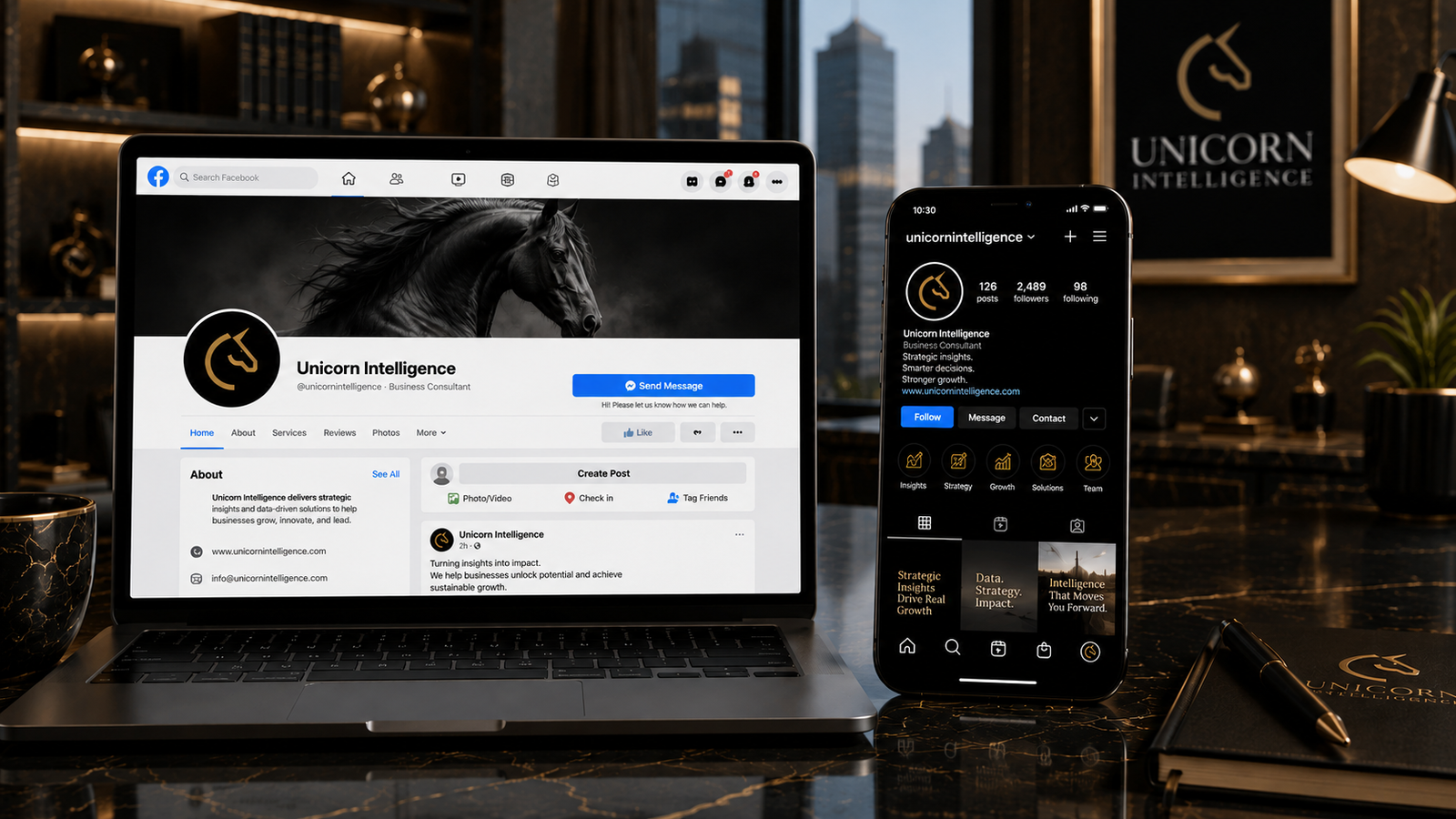 Unicorn Intelligence Social Media