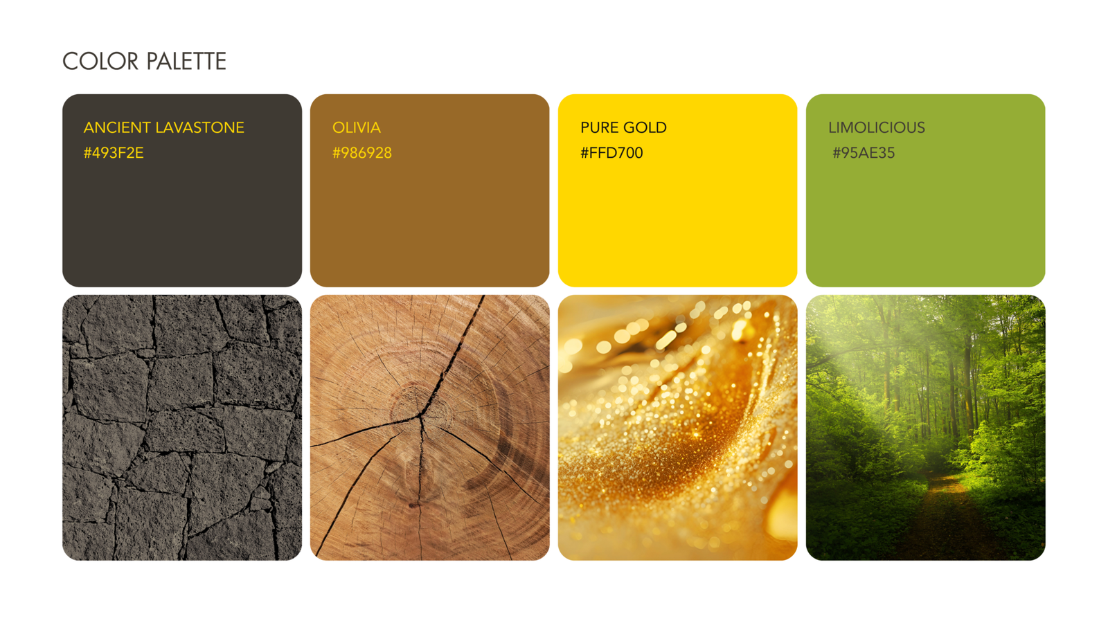 Grow to the sun color palette